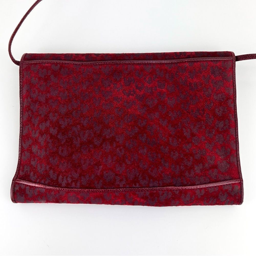 Vintage Susan Gail Red Retro Crossbody Purse - Picture 6 of 11